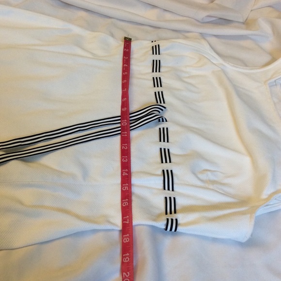 Noviello-Bloom White Sleeveless Empire Dress Sz 12 - Picture 12 of 14